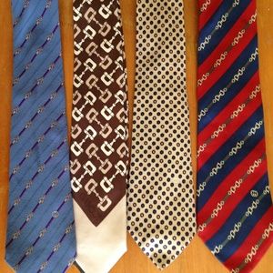 Four Gucci Ties